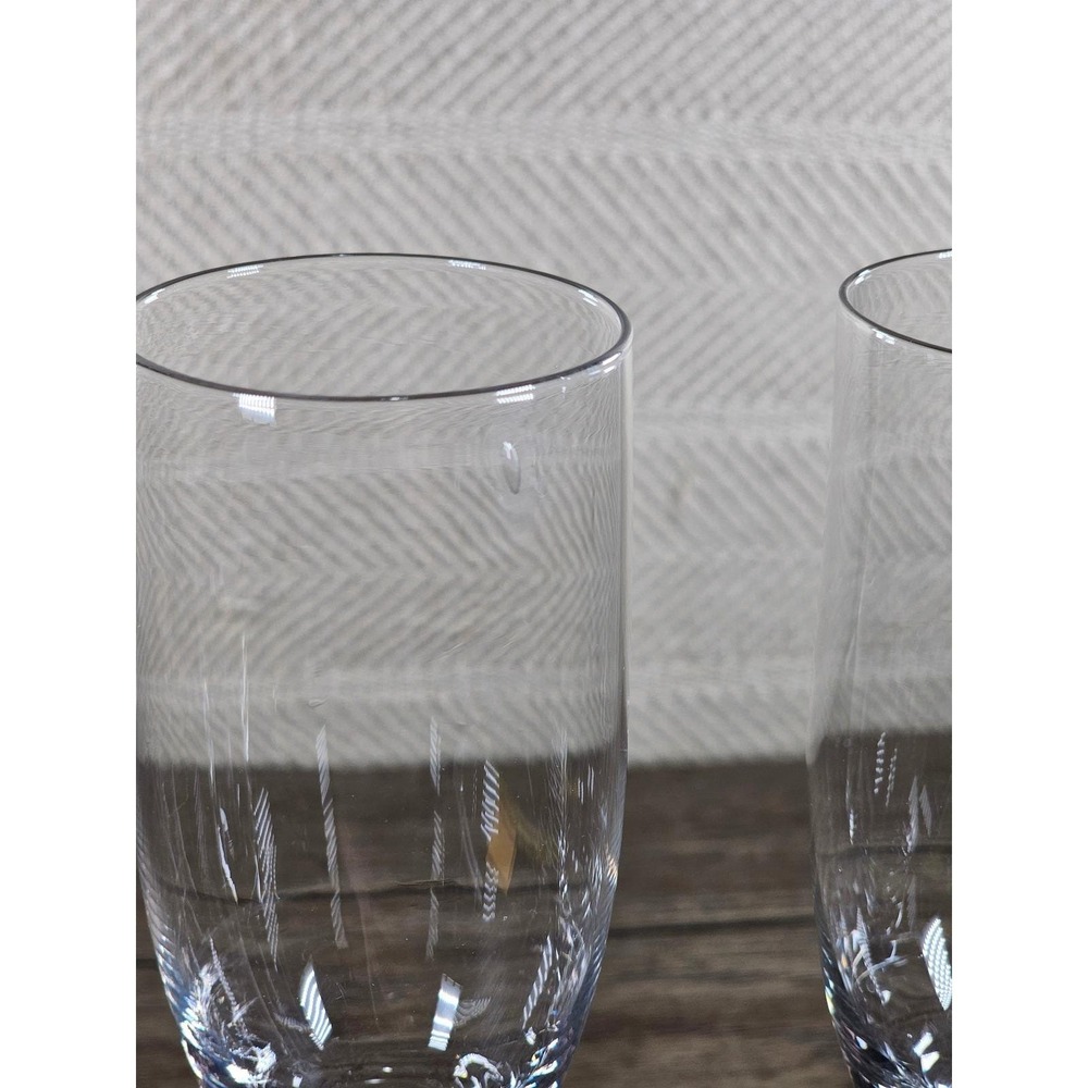 Set 2 Vintage Cordial Glasses Twisted Stem Clear Stemware 9.5 In - Picture 14 of 16
